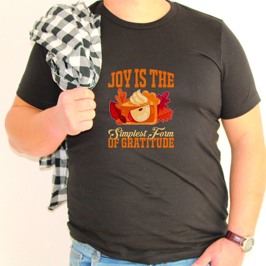 T-shirt Thanksgiving Quotes Design Bundle preview image.