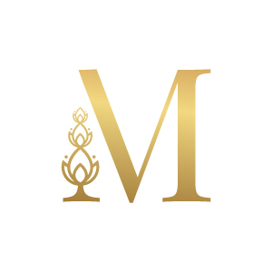 Exquisite luxury logo image in the shape of the letter M.