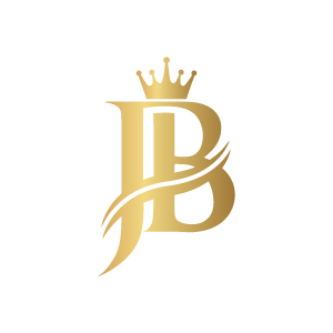 An image with a charming luxury logo in the form of the letter JB.