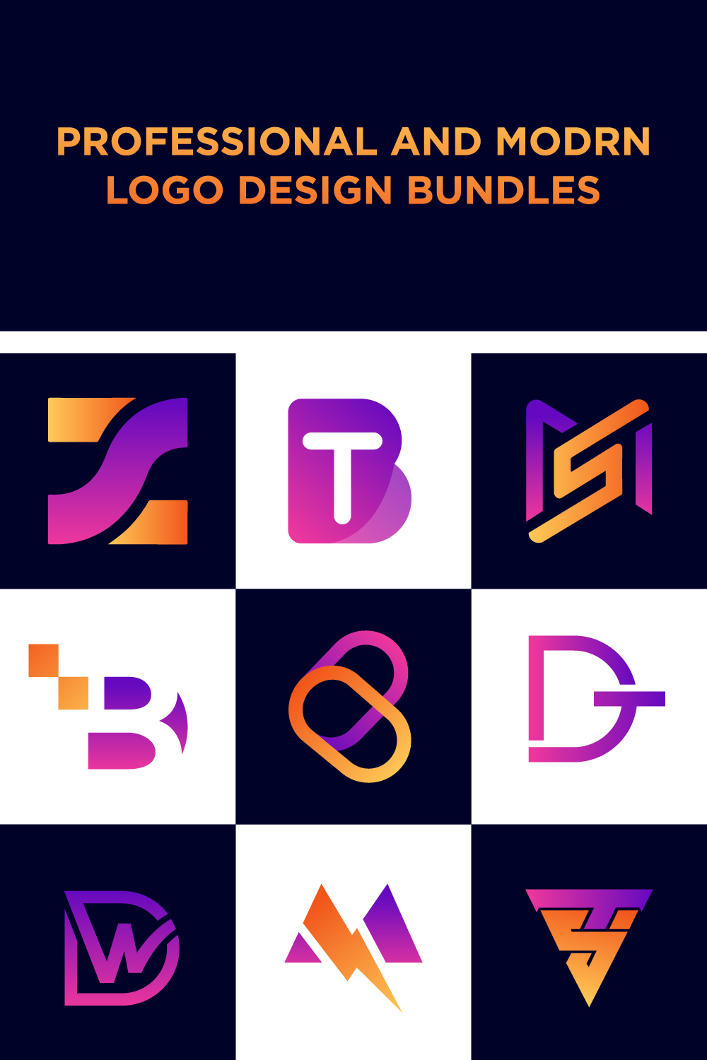A set of images with amazing logos.