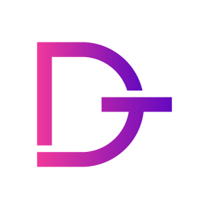 Image with awesome purple letter D logo.