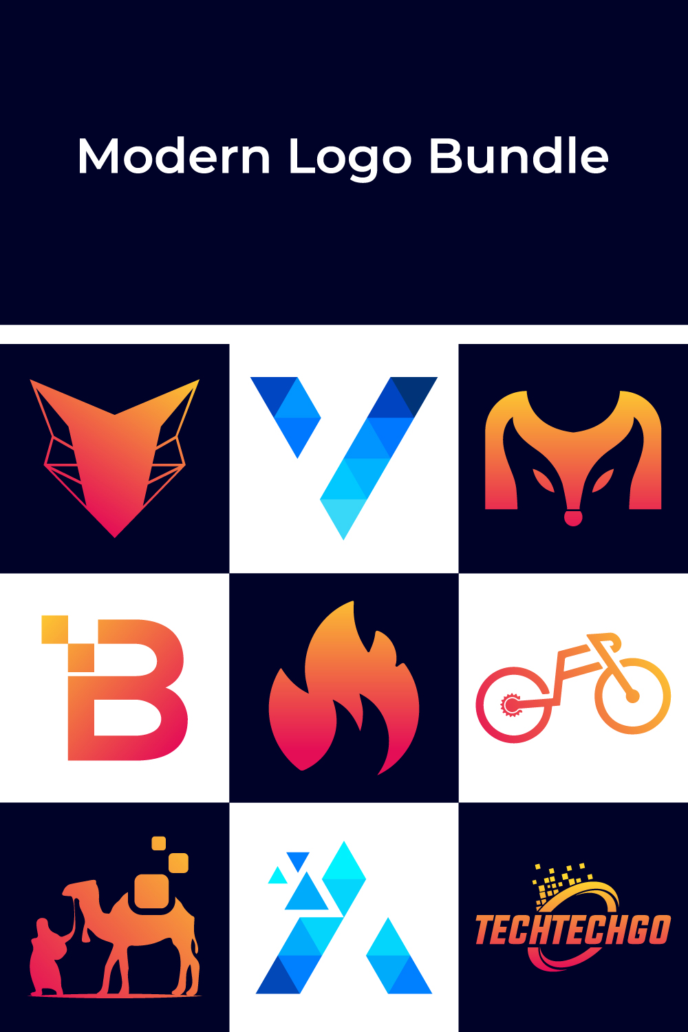 Collection of images with irresistible logos.