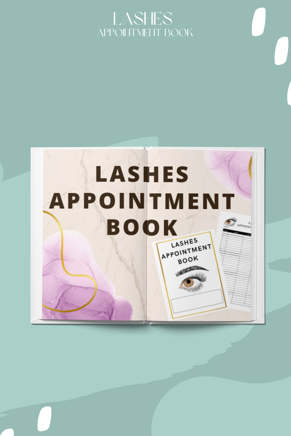 lashes appointment book 1 982