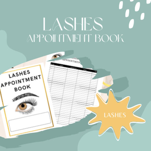Lashes Appointment Book.