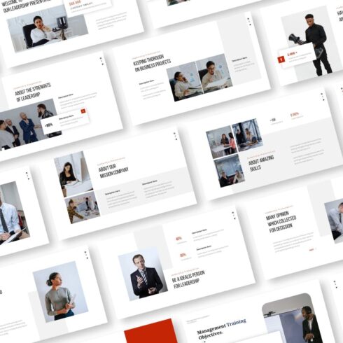 Leadership Powerpoint Presentation Template | MasterBundles