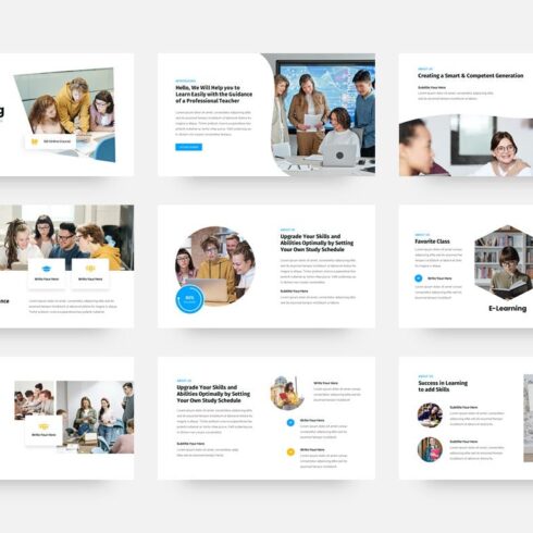 Learning - Education & School Powerpoint Template | MasterBundles