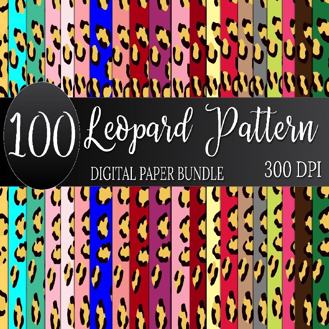 700 Mega Bundle Animal Print Background, leopard pattern.