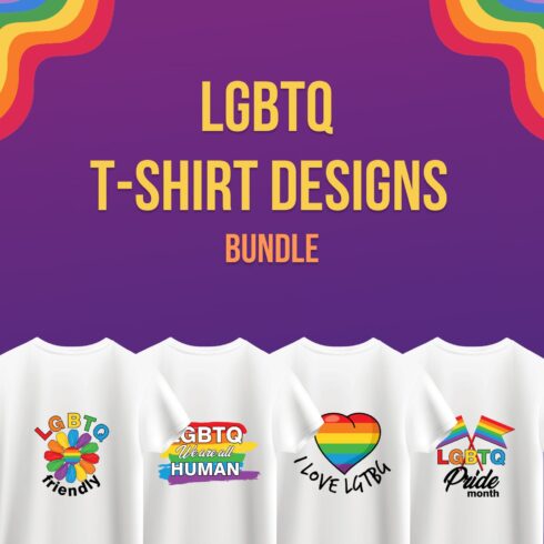 Lgbtq T-shirt Designs Bundle.