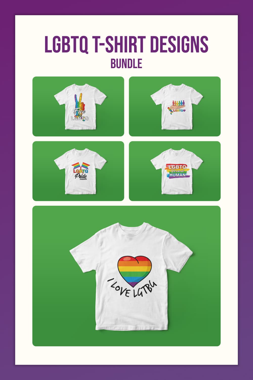 Lgbtq T-shirt Designs Bundle - Pinterest.