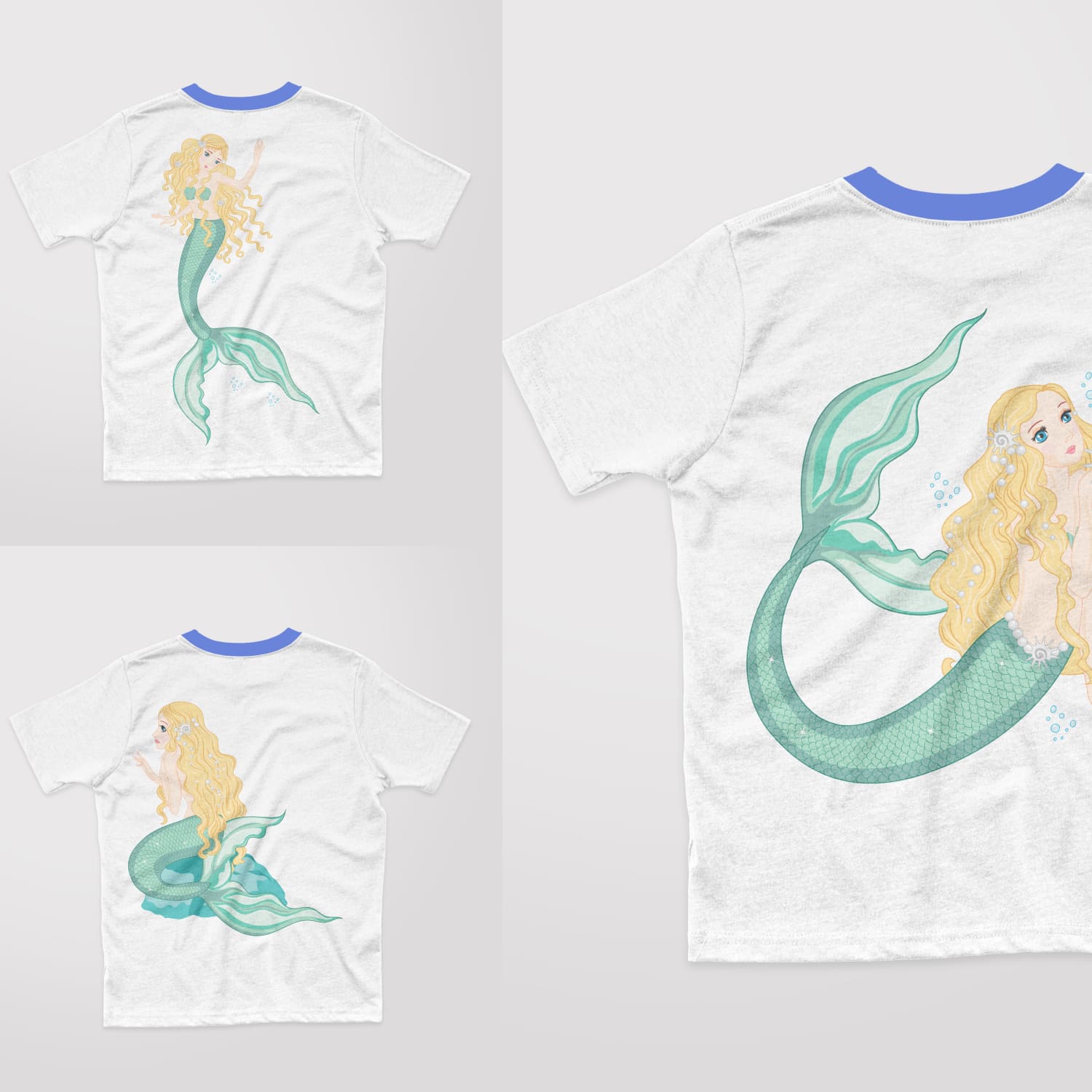 little mermaid svg t-shirt design.