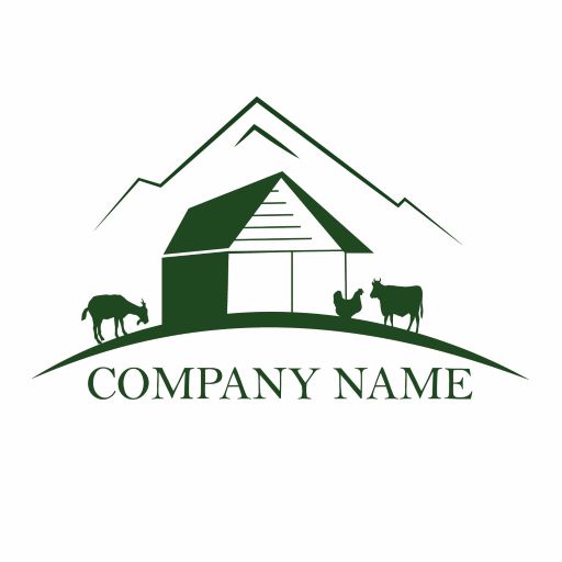 Example of house for Farmhouse Logos.