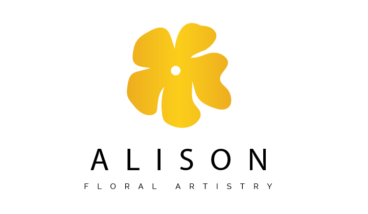 Name logo with yellow flower.