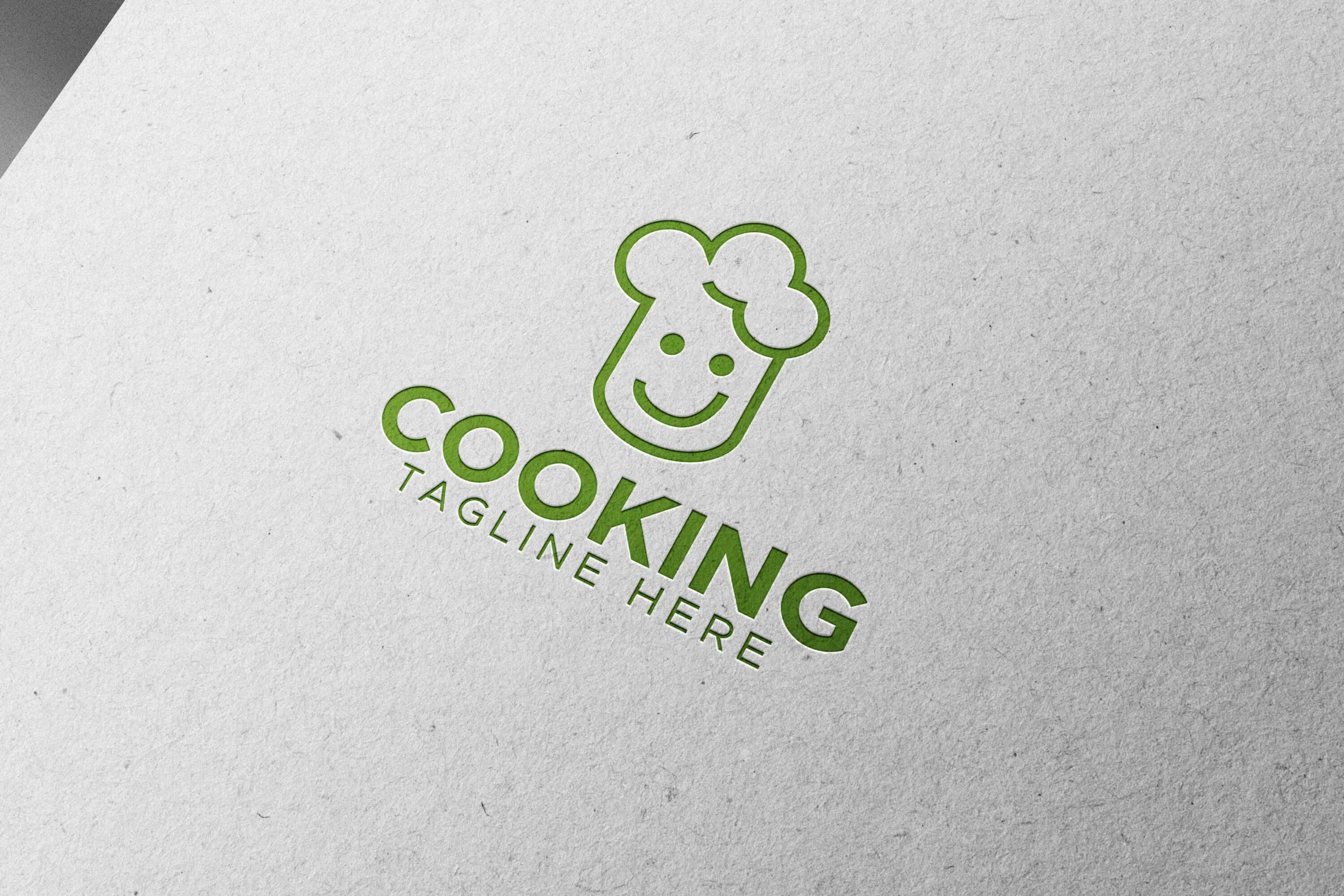 Chief - Cooking Logo mockup example.