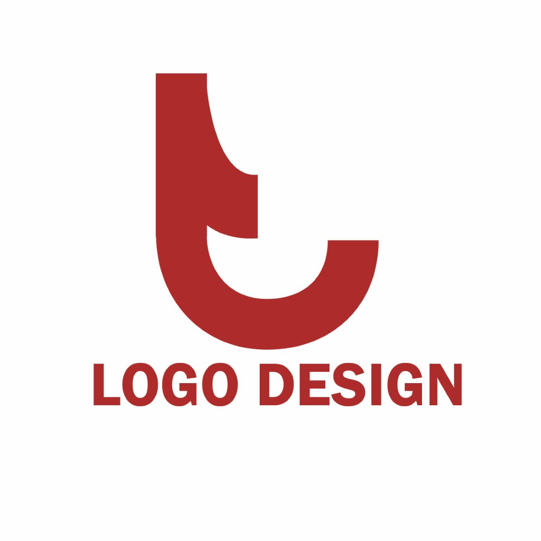 Minimalistic Logo Design with white background.