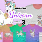 Women's Magical Unicorn T-Shirt - Vintage Funny Saying Tee With I'm F*ing Magical Design