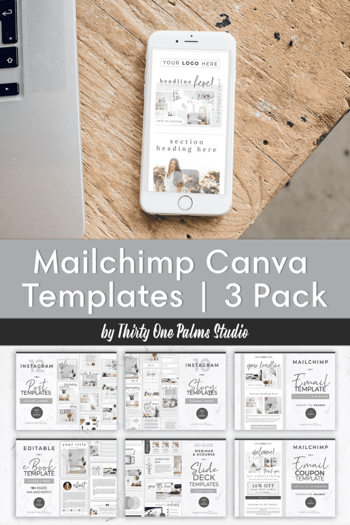 5 mailchimp email templates – masterbundles Images... 3 Pack Mailchimp Canva Templates – MasterBundles