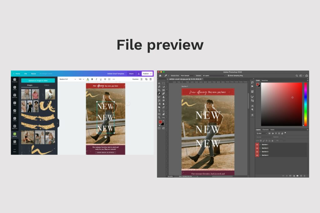 Delilah Email Template Fashion MasterBundles