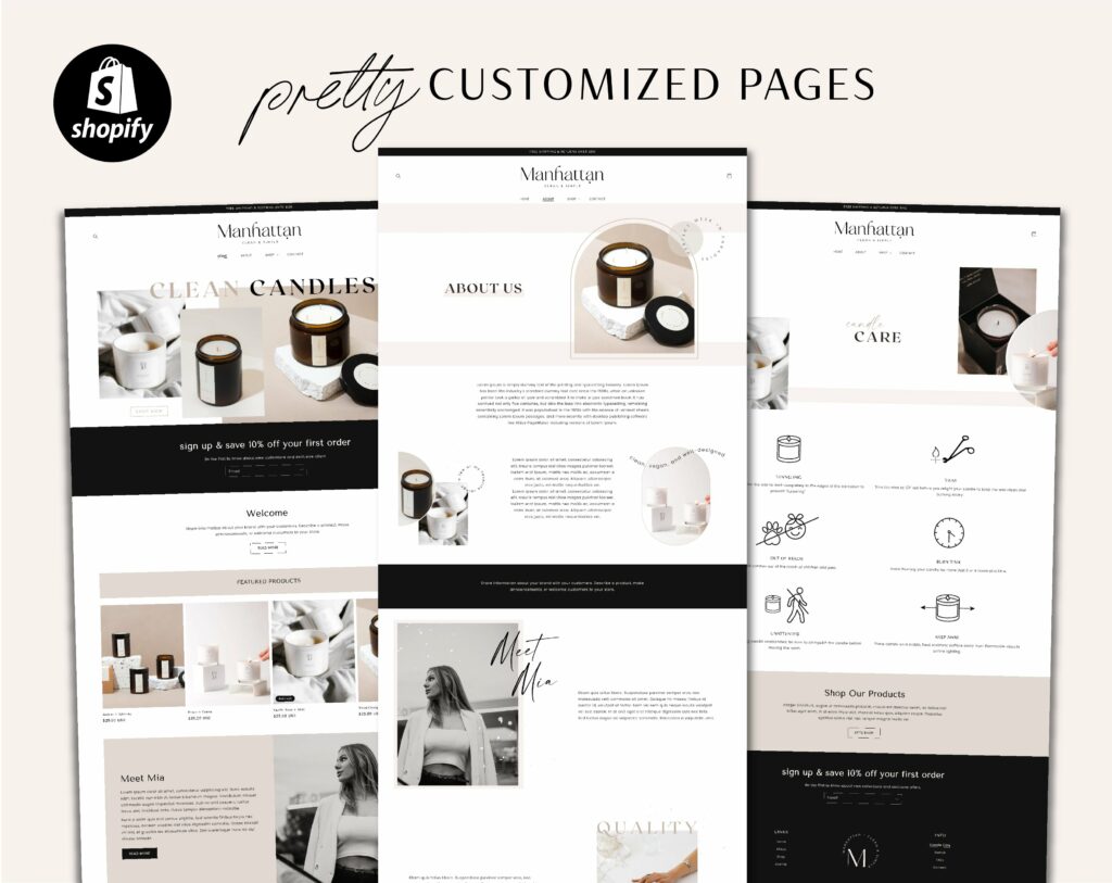Clean Minimal Shopify Theme – MasterBundles