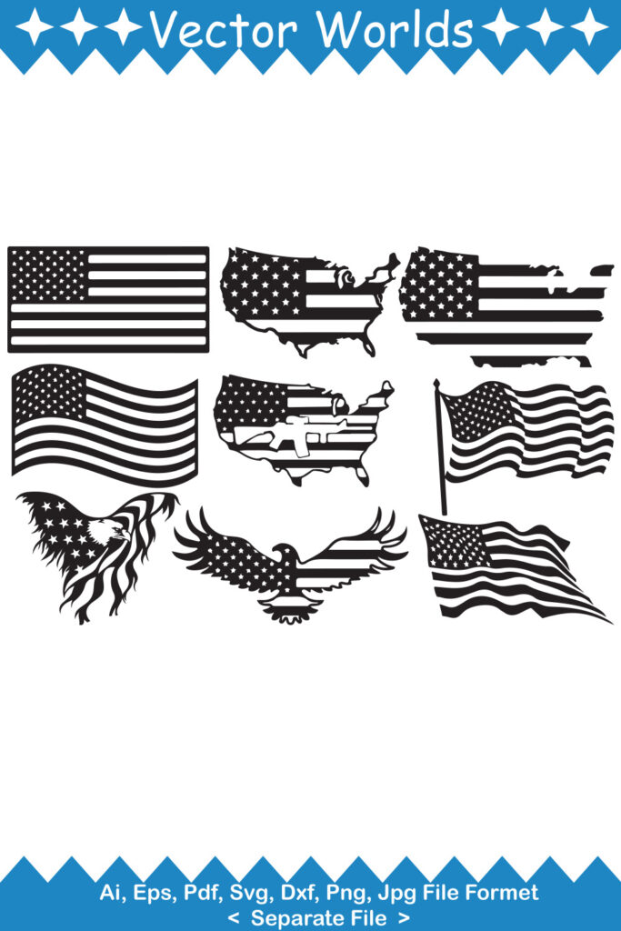 American Flag SVG, America - MasterBundles