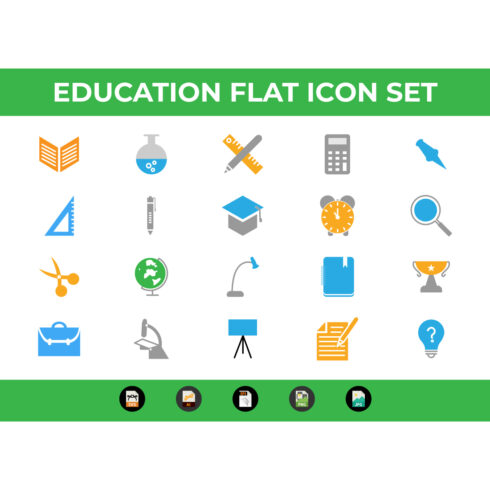 Preview images from the education pack.