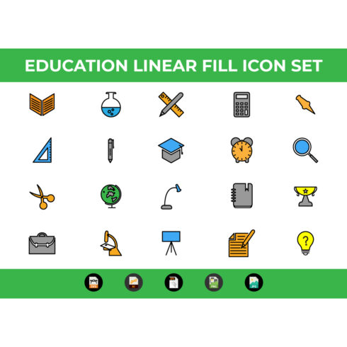 Preview images from the education pack.