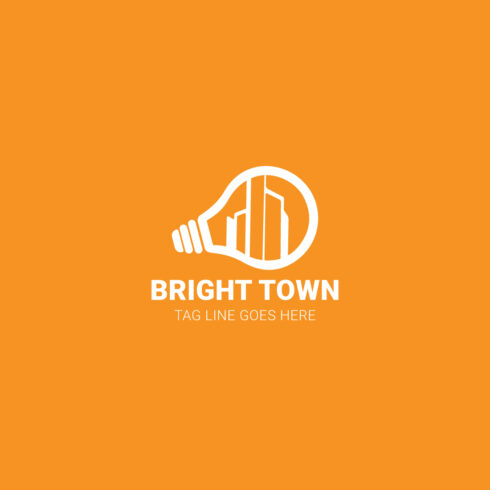 Bright Town Logo Template cover image.
