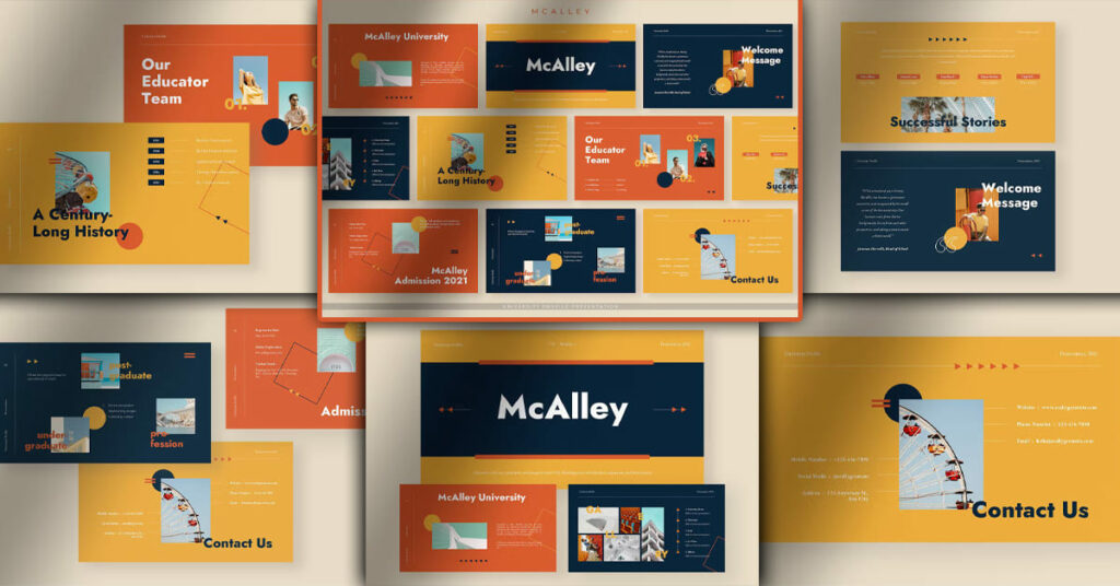 Mcalley - Creative University Profile Presentation – MasterBundles