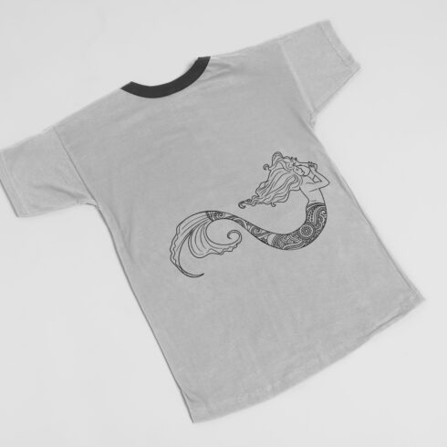 Mermaid Mandala SVG T-shirt Design | Master Bundles