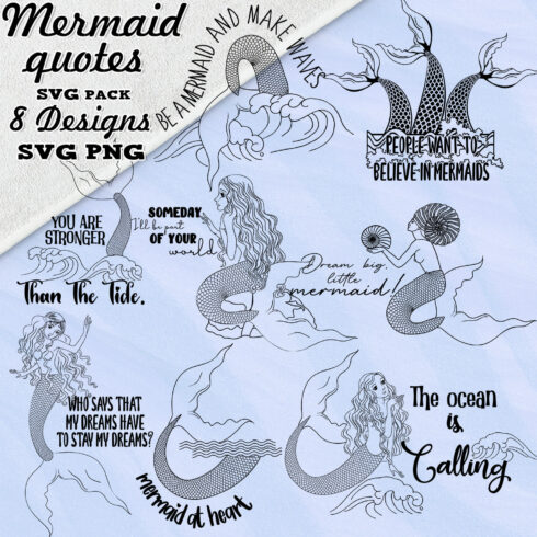Mermaid Quotes Svg.