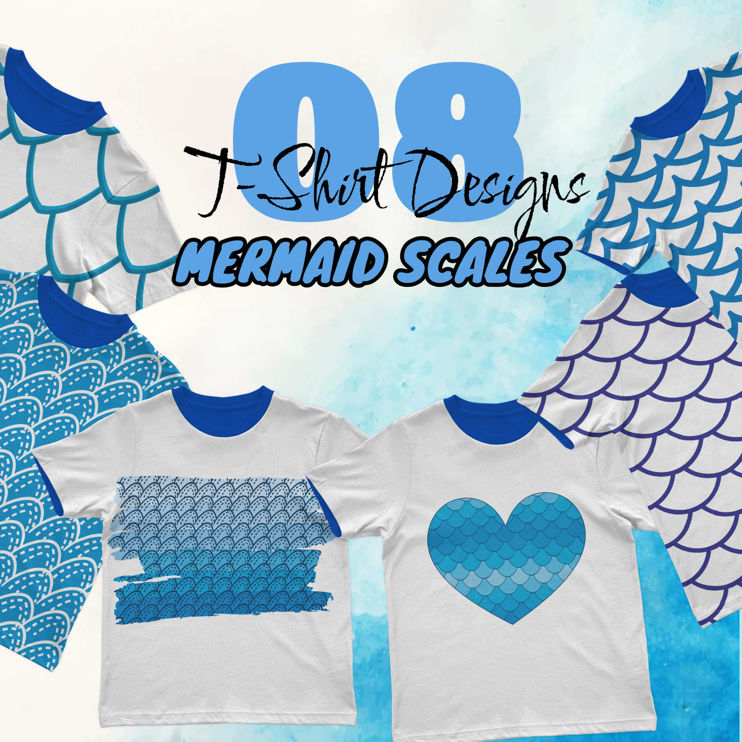 mermaid scales svg t-shirt design.