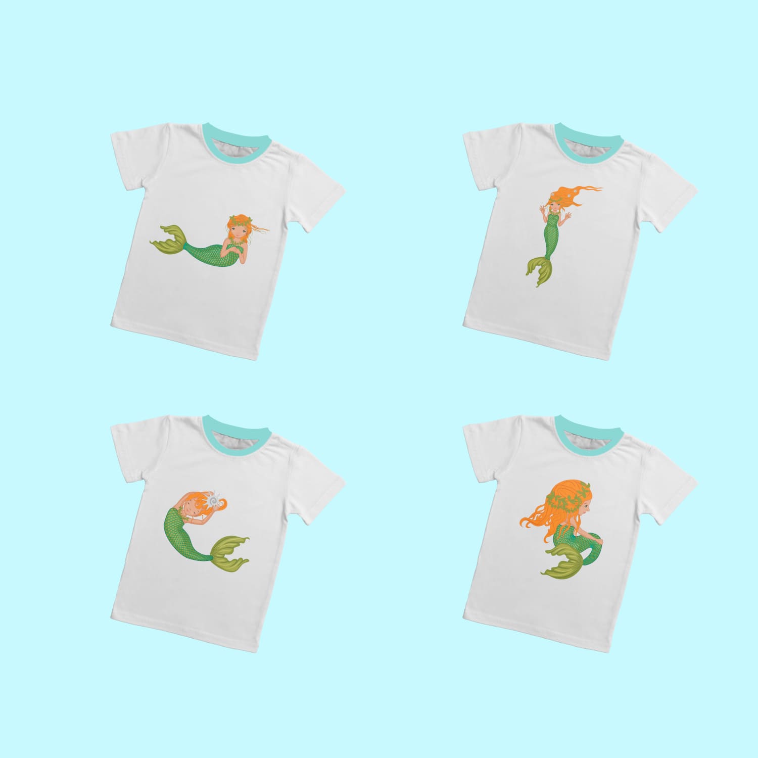 mermaid svg t-shirt design.