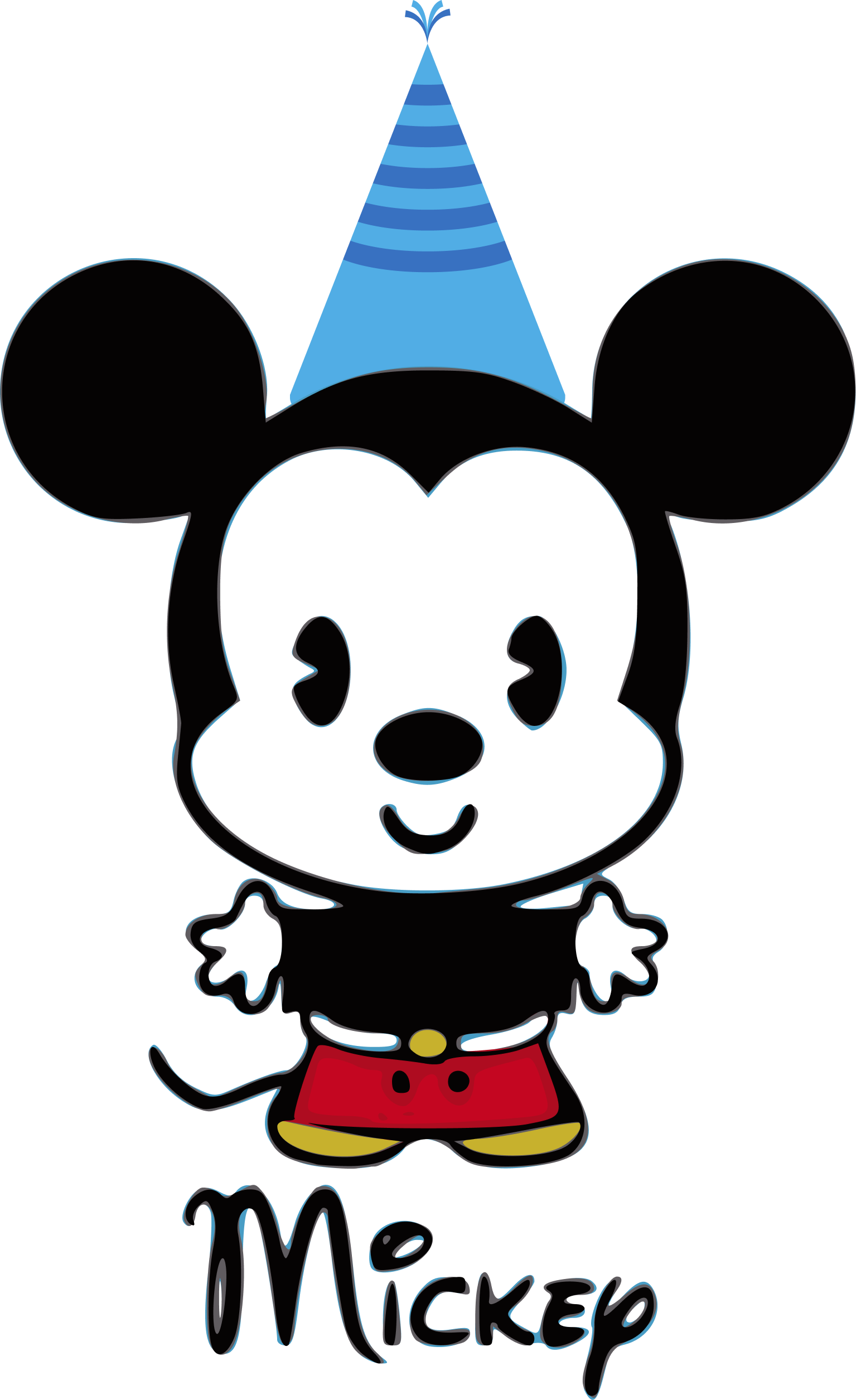 Irresistible image birthday of Mickey Mouse.