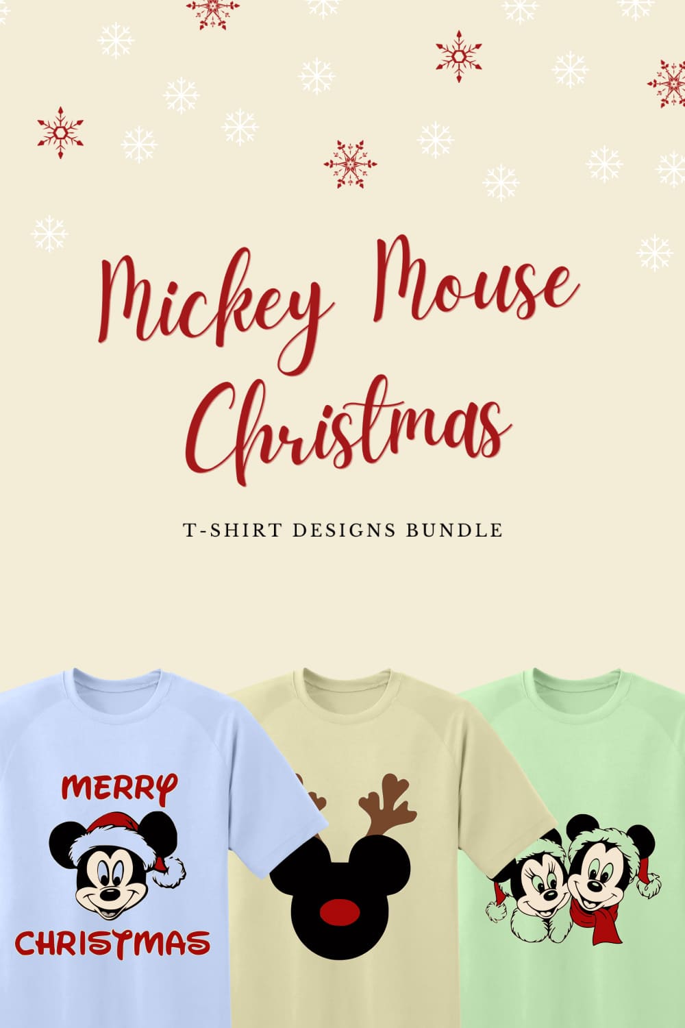 mickey mouse christmas t shirt designs bundle 9 889