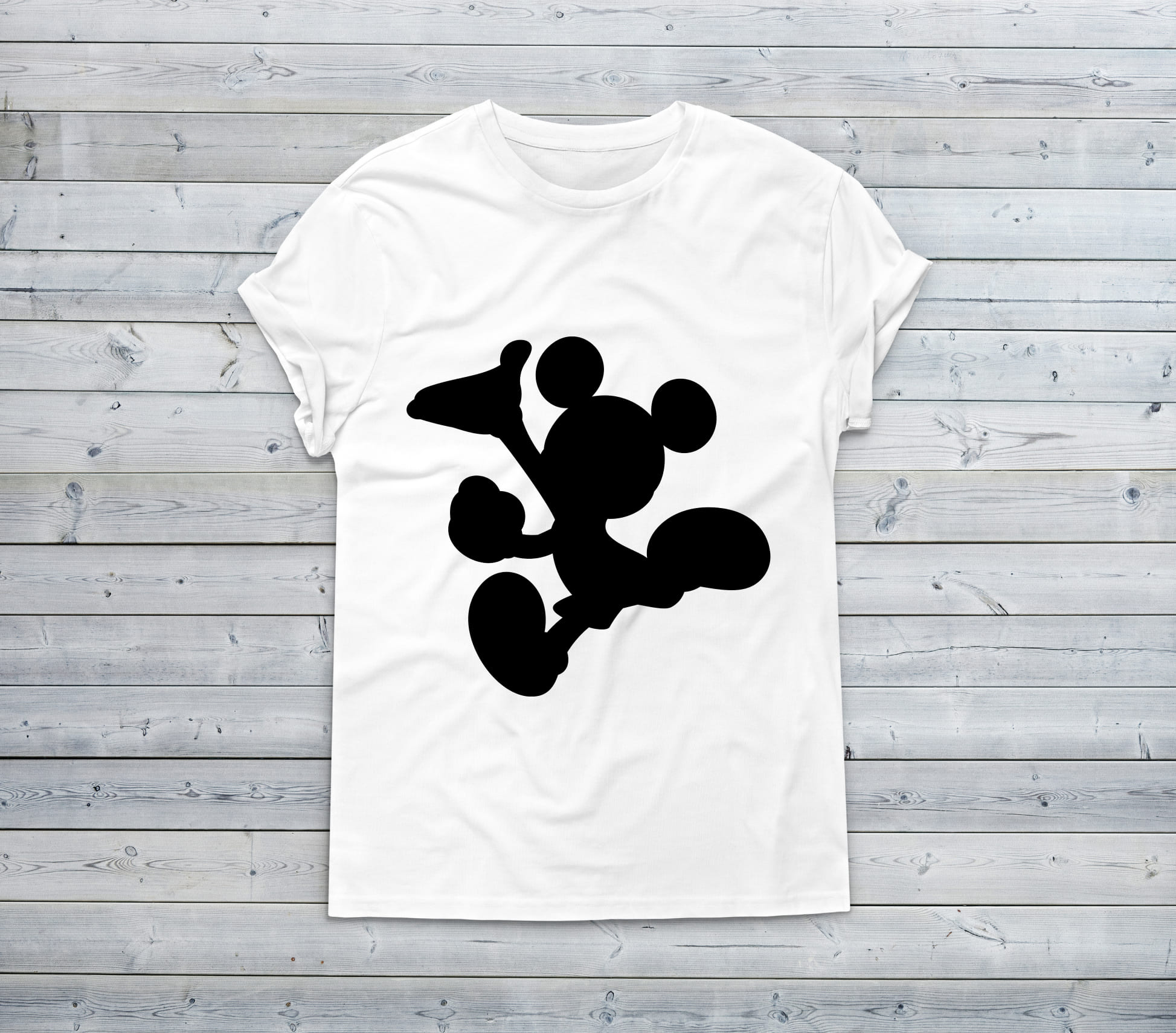 So active mickey mouse for your t-shirt.