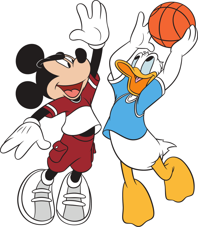 Wonderful image of Mickey Mouse and Donald Duck.