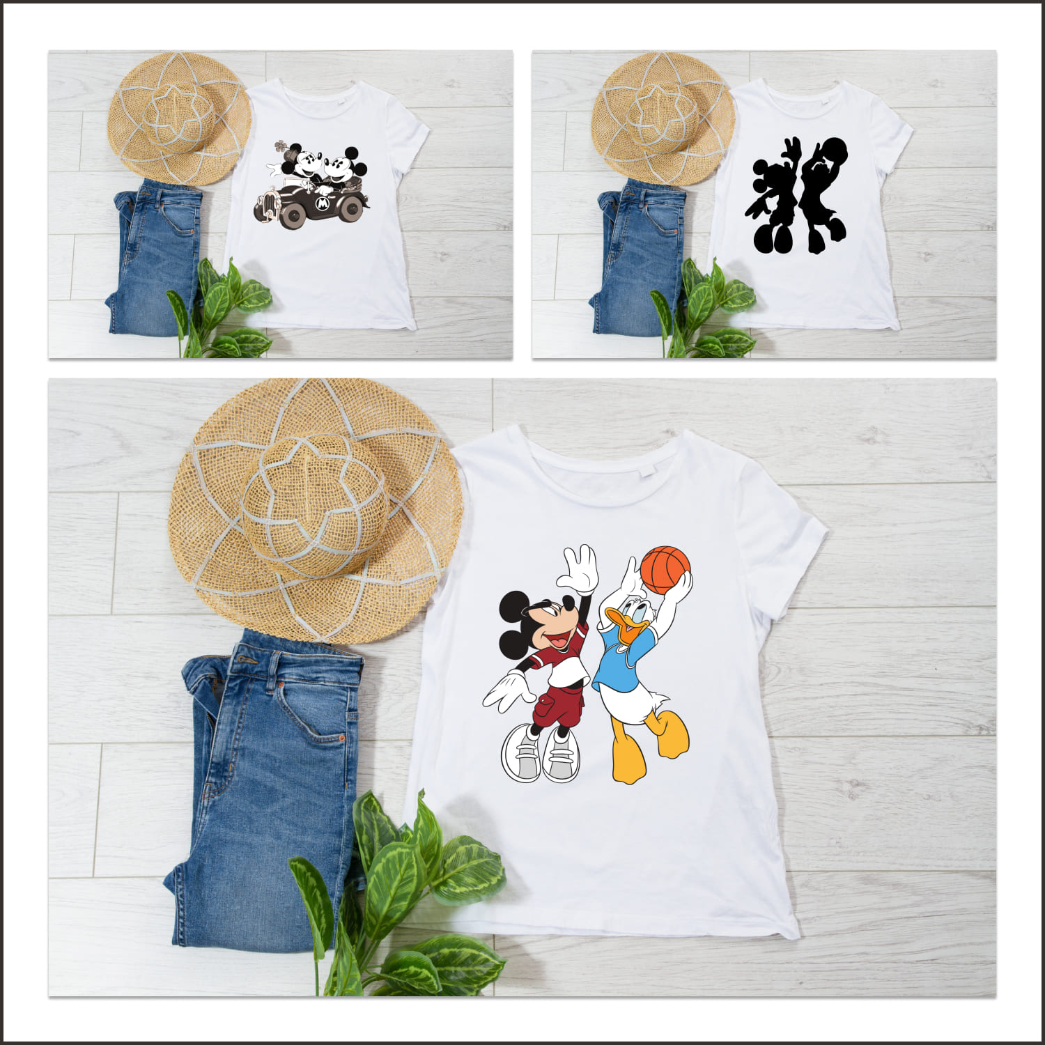 mickey mouse SVG T-shirt Designs Bundle cover.