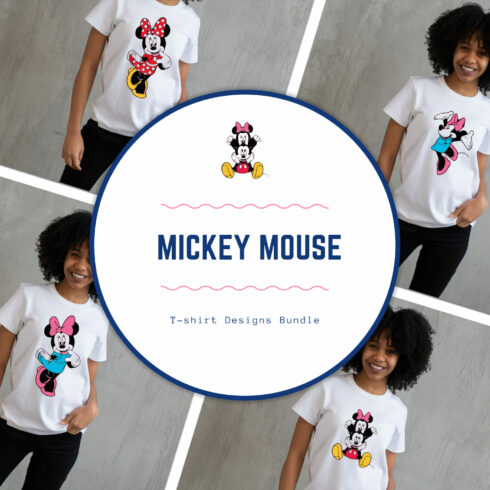 Mickey Mouse SVG T-shirt Designs Bundle.