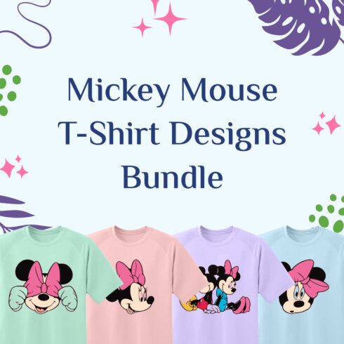 mickey mouse SVG T-shirt Designs Bundle.