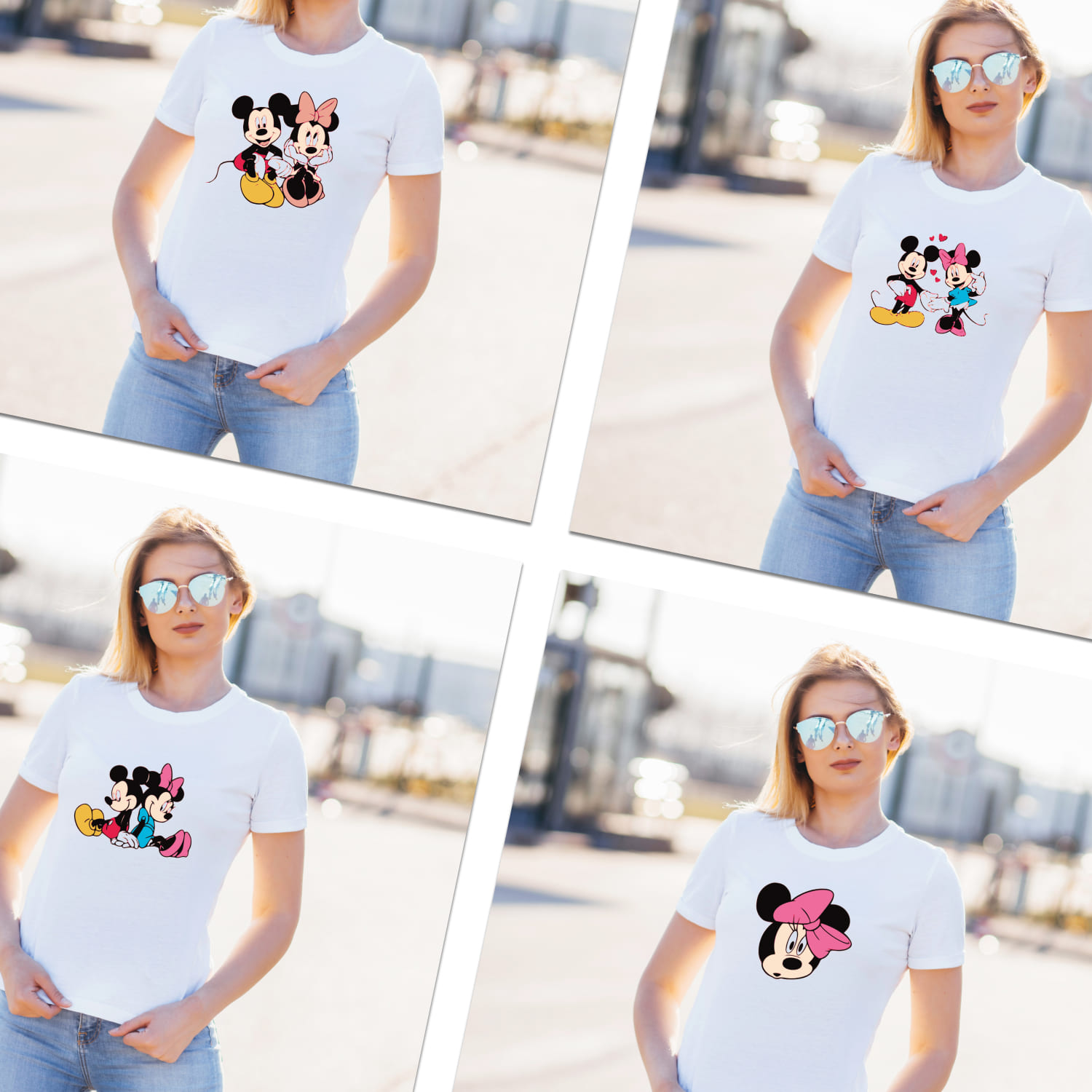 mickey mouse SVG T-shirt Designs Bundle cover.