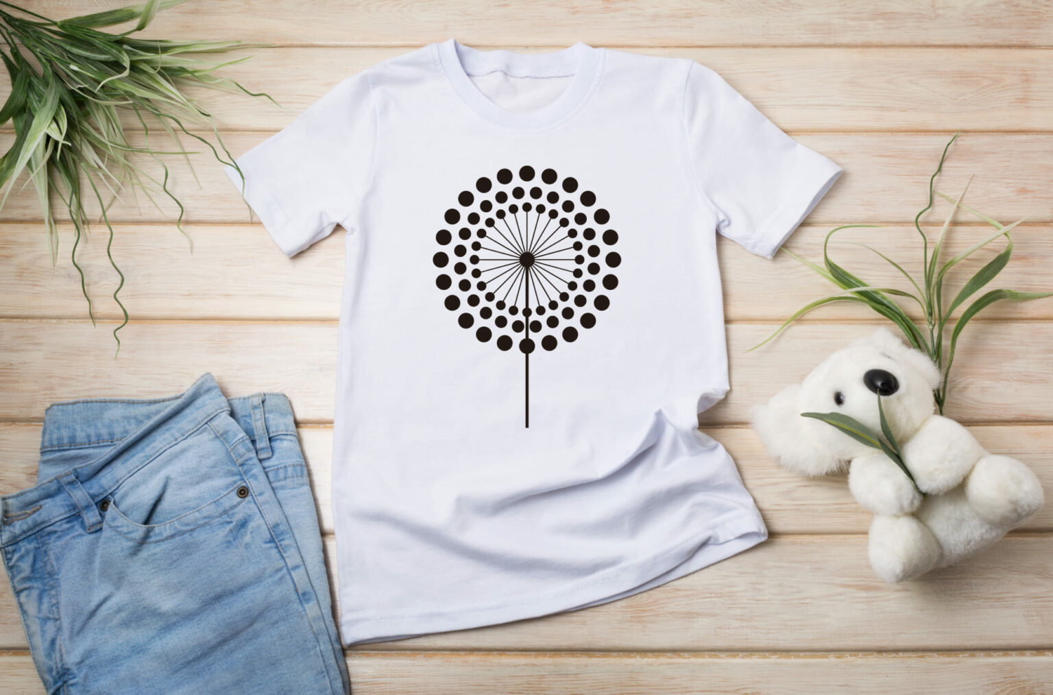 Minimal Dandelion T-shirt Designs Bundle – MasterBundles