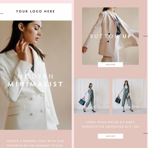 Minimalist Email Marketing Template MasterBundles
