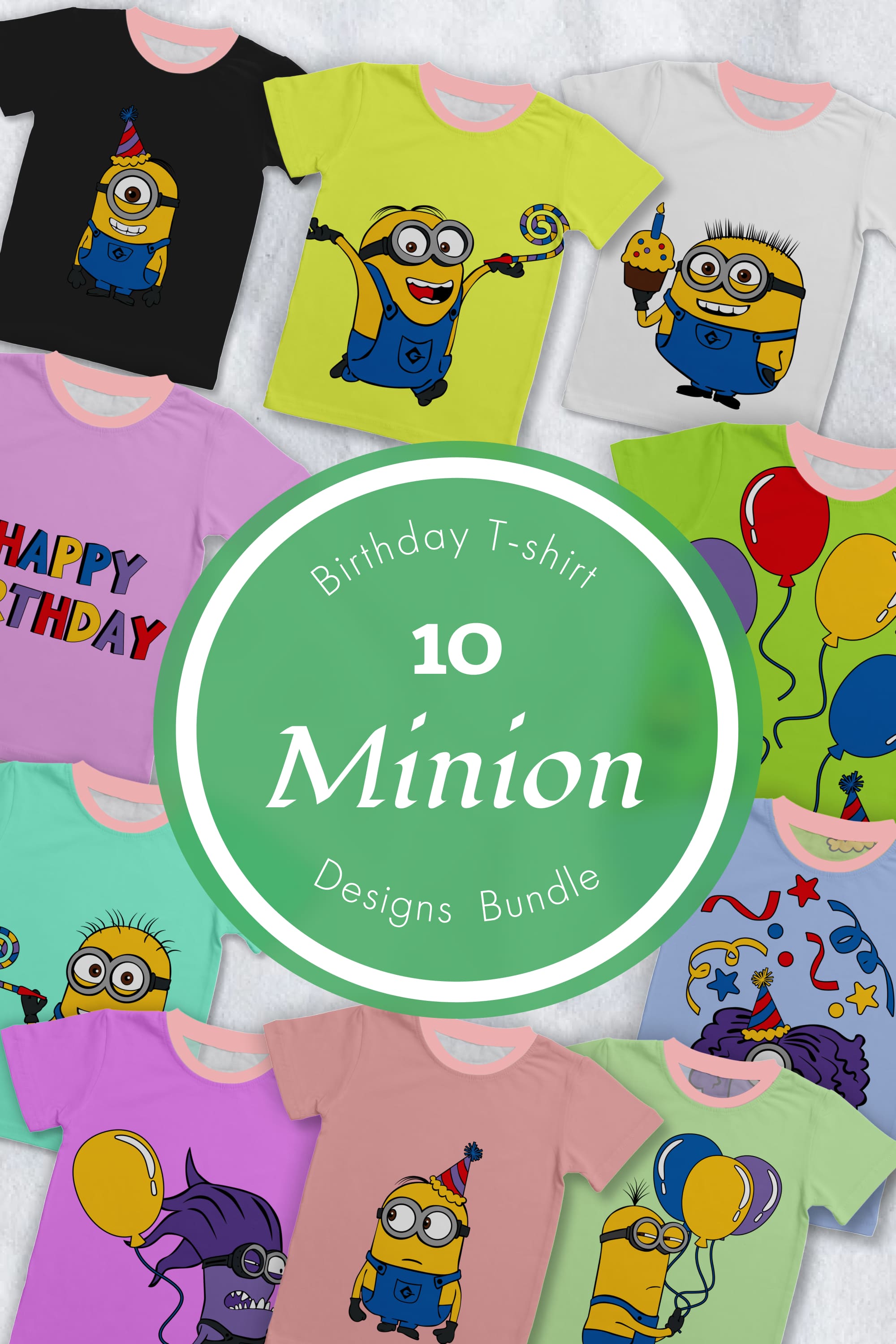 Minion Birthday T-shirt Designs - Pinterest.
