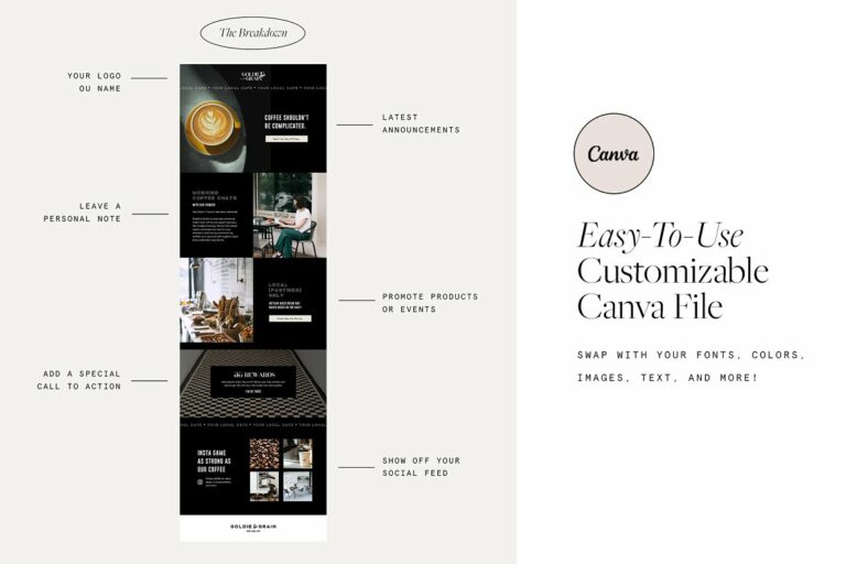 Modern Mailchimp Email Template MasterBundles