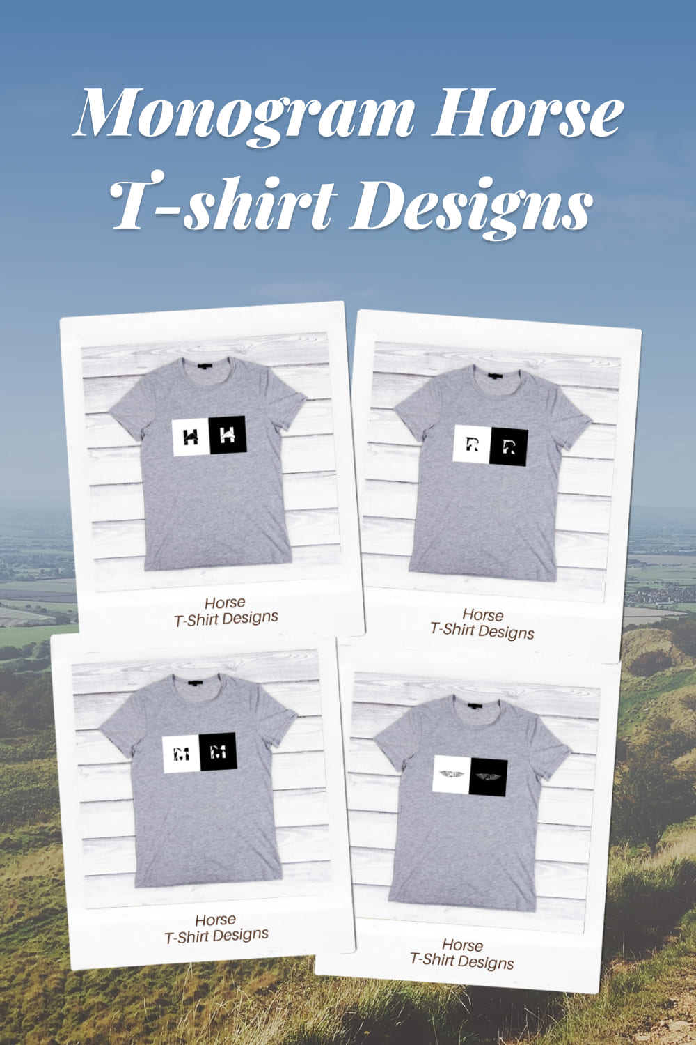 Monogram Horse Svg T-shirt Designs - Pinterest.