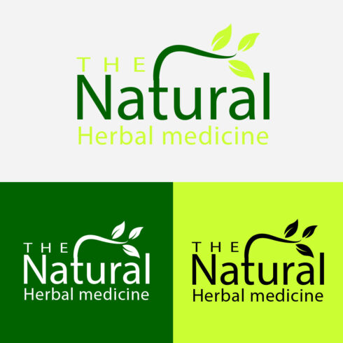 Natural Herbal Medicine Logo cover image.