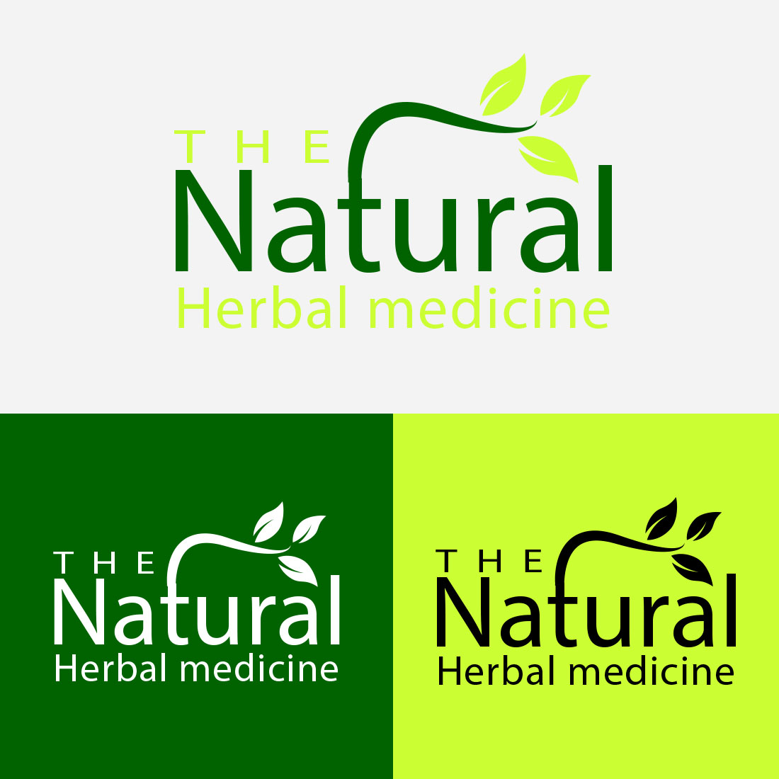 Natural Herbal Medicine Logo cover image.