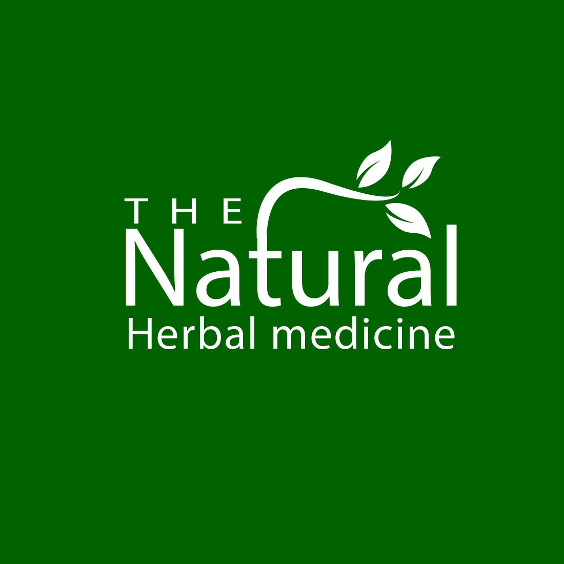 Natural Herbal Medicine Logo preview image.