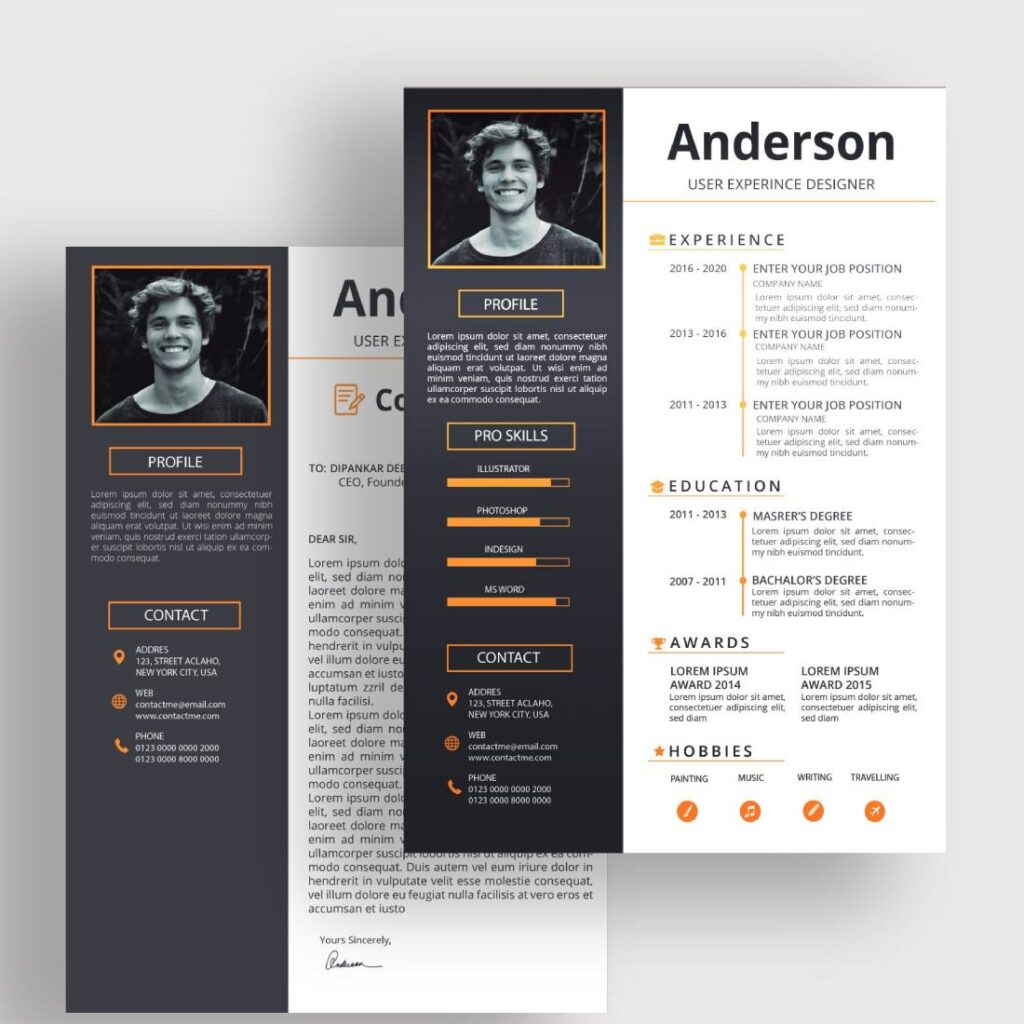 Clean Resume CV Template - MasterBundles