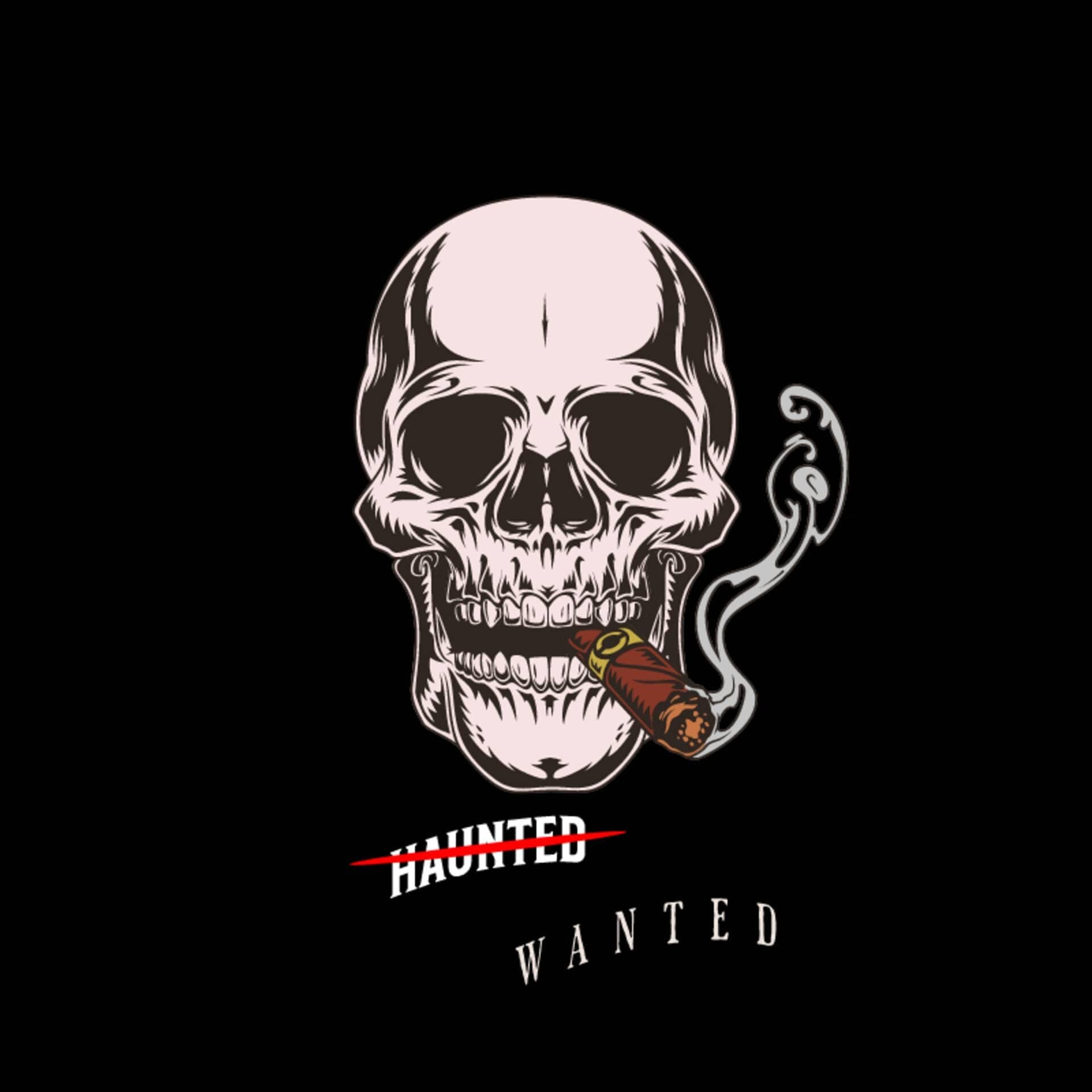 Witch Halloween Skull T-shirt Design pinterest image.