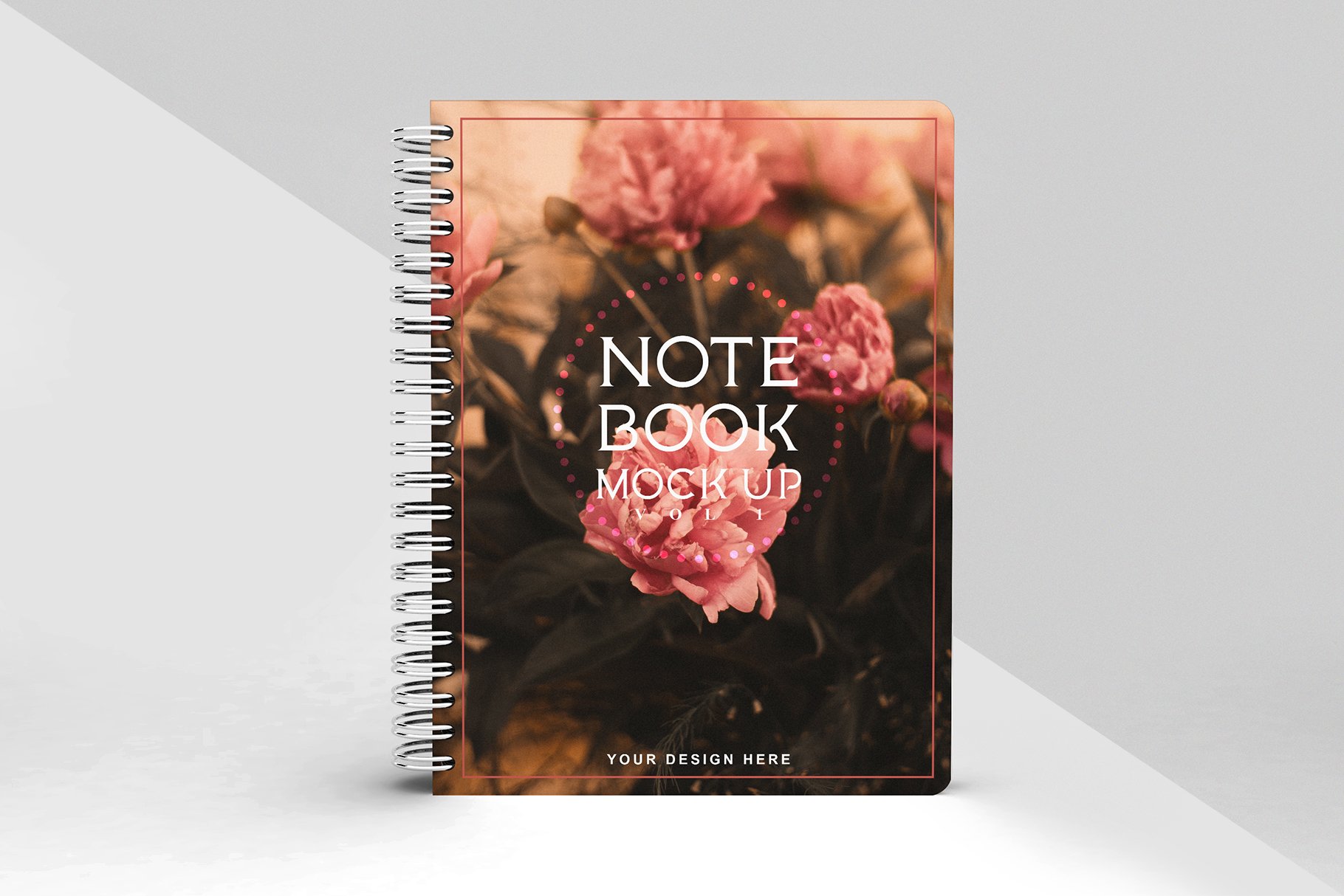 Beautifull flowers notebook in D&G style.